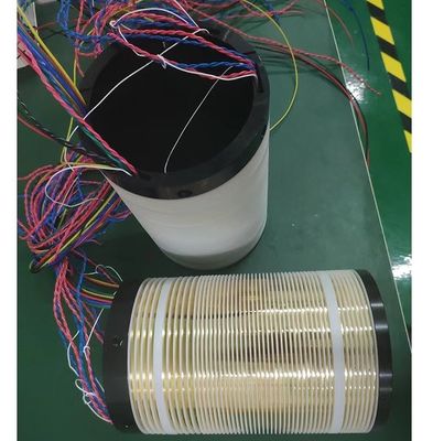 गुणवत्ता  36 Circuits 10A Gold-Gold Contacts Electrical Slip Ring 100RPM फैक्टरी