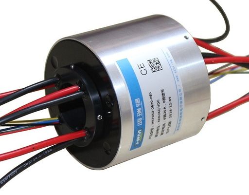गुणवत्ता  300rpm Through Bore Rotary Union Electrical Slip Ring  Inner Diameter 65mm फैक्टरी