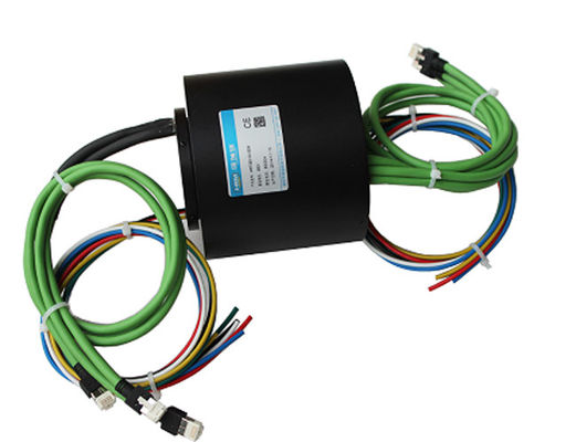 100M 1000M 250MHz señal Ethernet anillos de deslizamiento conector eléctrico rotativo conjunto