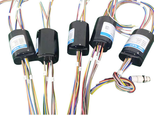 50A 440VAC/VDC Anillo de deslizamiento industrial 2000 rpm Anillo de deslizamiento de alta velocidad