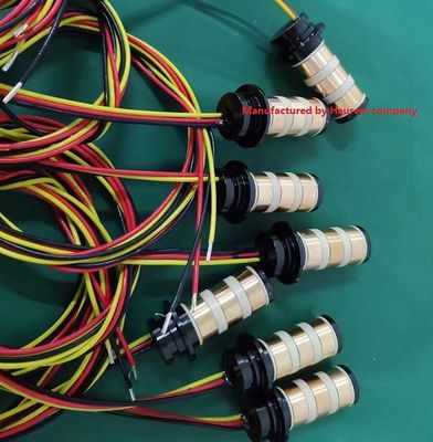 12 circuitos eléctricos anillo de deslizamiento separado 2500rpm con personalización flexible
