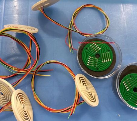 5 circuitos 10A Pcb anillo de deslizamiento 380VAC/VDC con contacto de metales preciosos
