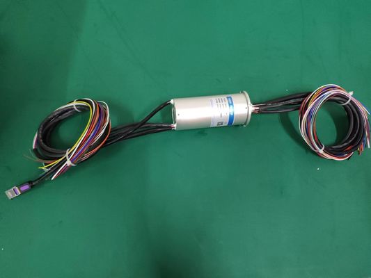 Anillo de deslizamiento integrado híbrido de múltiples señales Anillo de deslizamiento compacto 440VAC 36 circuitos