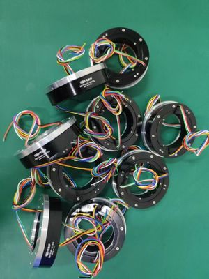 7 circuitos 5A 6000rpm Pancake anillo de deslizamiento con contacto de metales preciosos