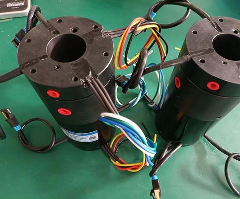 6 canales de baja torsión de anillo de resbalón híbrido que transfiere señal HF USB y Ethernet
