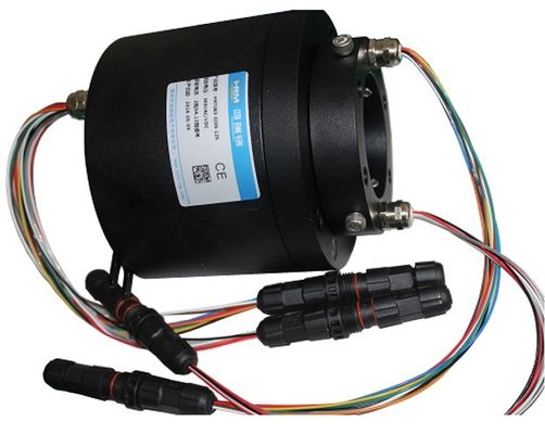Anillos de deslizamiento USB de 800 RPM Unión rotativa eléctrica Distorsión de la señal de BER baja