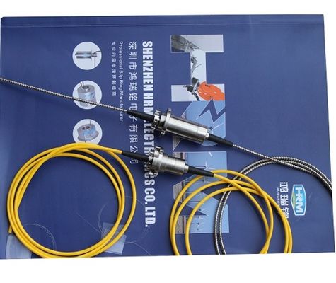 IP68 Anillo de deslizamiento de fibra óptica de canal único Vida útil baja Pérdida de inserción 5000RPM