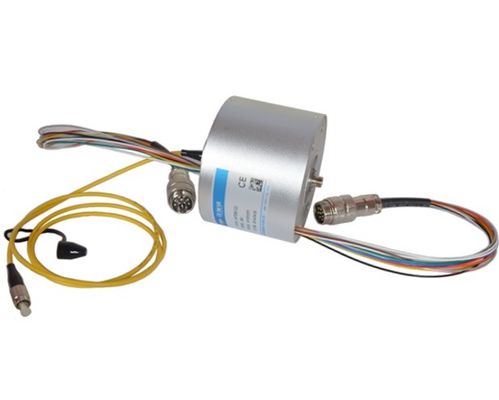 Anillo de deslizamiento rotativo de fibra óptica IP54 500 rpm