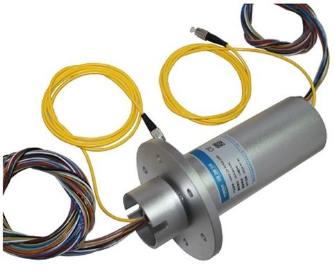 Junta giratoria de fibra óptica de gran capacidad de 300 rpm