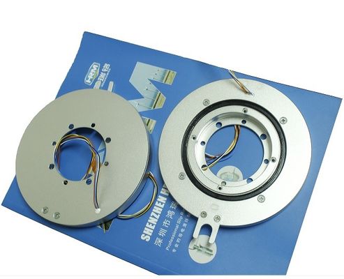 8 Circuitos Pancake Slip Ring con dia perforado de 38.1 mm que transmite corriente de 10A