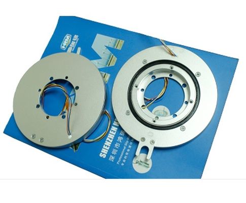 8 Circuitos Pancake Slip Ring con dia perforado de 38.1 mm que transmite corriente de 10A