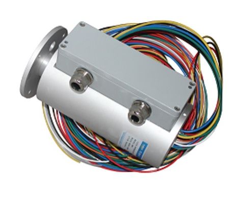 Gran corriente IP68 grúa anillo de deslizamiento rotativo que transmite varias señales y corriente de 5 ~ 50A