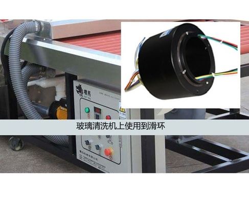 126 Cables a través del agujero Anillo de resbalón eléctrico Circuitos múltiples Contacto Anillo de resbalón personalizado para cualquier equipo mecánico
