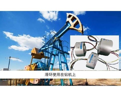 Maquinaria de construcción a través del anillo de deslizamiento de agujero 45 mm con 12 circuitos 10A