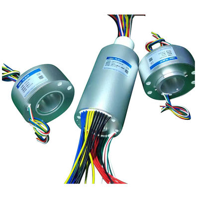 126 Cables a través del agujero Anillo de resbalón eléctrico Circuitos múltiples Contacto Anillo de resbalón personalizado para cualquier equipo mecánico