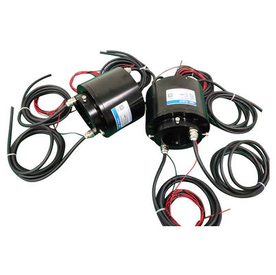 36 Circuito de anillo de resbalón híbrido que transfiere señal HF USB y Ethernet con eje sólido