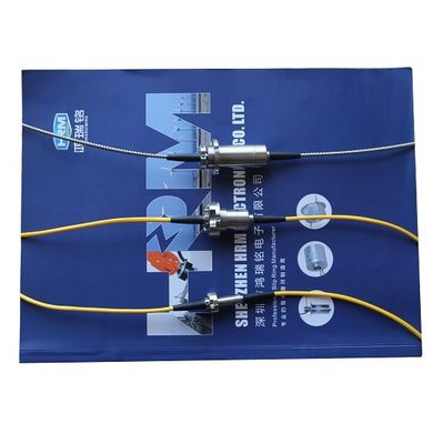 IP68 Anillo de deslizamiento de fibra óptica de canal único Vida útil baja Pérdida de inserción 5000RPM