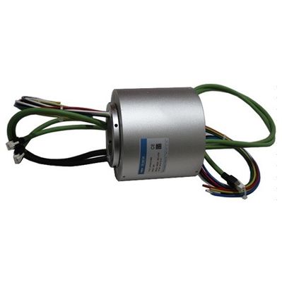 Anillo de deslizamiento de fibra óptica compacta 1 circuito Fibra / 24 circuitos 20A corriente IP68