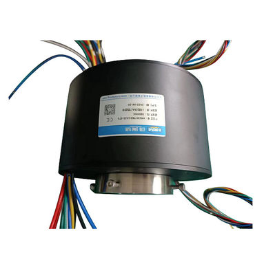Miniatura de precisión a través del anillo de deslizamiento de perforación estructura compacta con 24 cables IP54